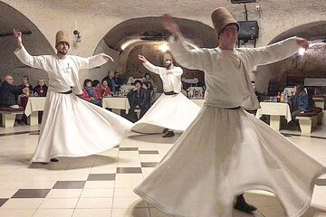 Traditional whirling Dervishes Dance Show in Cappadocia