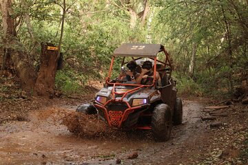 Off-Road ATV & 3 Ziplines Adventure with Waikiki Transportation