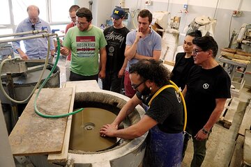 Basic course of Moleria Finishing of Murano glass in the furnace