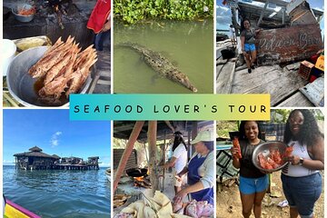 Private Seafood Tour and Floyds Pelican Bar or Black River Safari