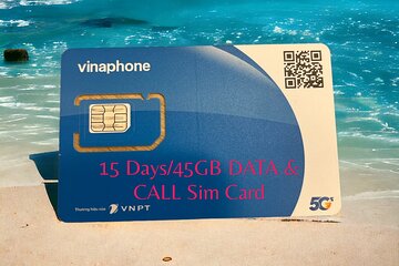 15 Days 45GB Data and Call SIM Card Vietnam