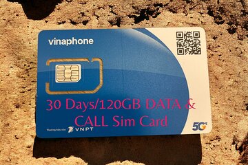 30 Days 120GB Data and Call SIM card Vietnam