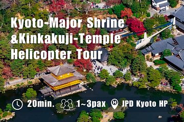 [20 min]Kyoto Private Helicopter Tour : Major Shrines and Temples