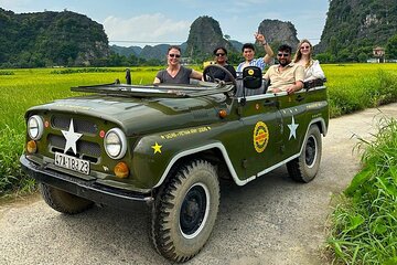 Ninh Binh Jeep Adventure, Scenic Boat Trip Daily Life Exploration