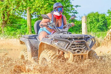 From Puntacana ATV Adventure through Macao Beach and Cenote