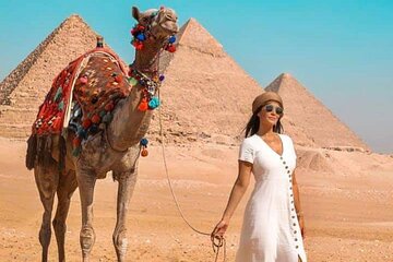 Private Cairo Day Tour from Sharm ElSheikh Pyramids and Museum 