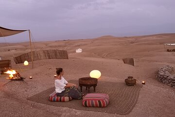 Marrakech Agafay Desert Quad and Camel Rides with Dinner Show