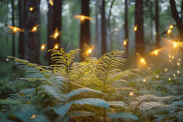 Visit of Fireflies Forest in private transport from mexico city