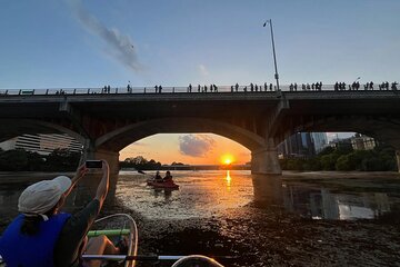 ATX Sunset and Bat Watching Clear Kayak Tour