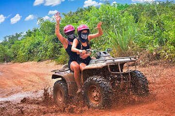 Ultimate 5x1 Combo with ATV, Ziplines, Cenote & Reef Snorkeling