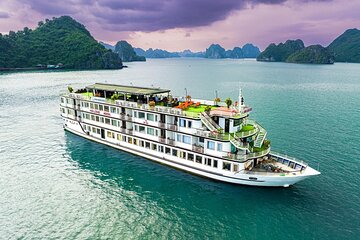 2 Days Crown Legend Cruise Tour in Halong Bay