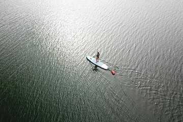 Private Stand Up Paddle Board Guided Trip in the Guatapé Lake