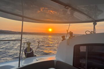 Sunset Sailing Catamaran Cruise - Rhodes with drinks