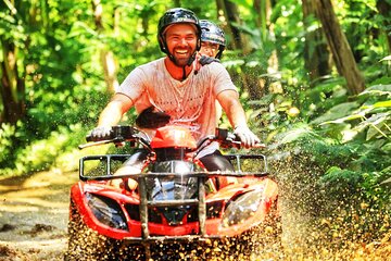 Bali Jungle ATV Thought Bamboo forest, Rice Fields and Puddles 