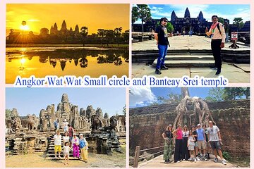 Angkor Wat Small Circuit: Tour-Guided and Banteay Srei temple