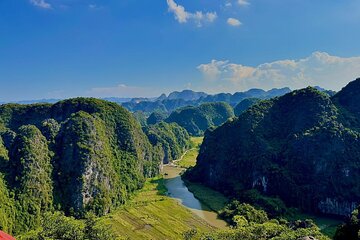 Ninh Binh Excursion Swimming, Biking, Sunset Party with Limousine