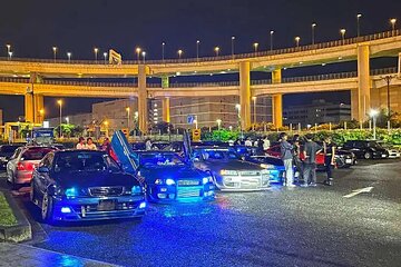 From Tokyo to Yokohama Car meet Daikoku Parking Area