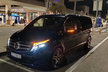 Athens Mercedes V-Class Luxury Airport, Port, City Transfer