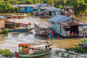 Floating Village (Kompong Pluk) Morning & Sunset and Roluos Group