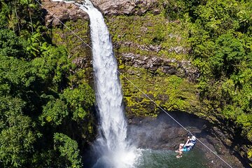 Big Island Zipline over KoleKole Falls w/ Hilo Cruise Ship Pickup