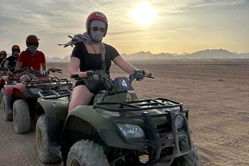 3 Hours Safari by Quad Bike with Camel Ride from Sharm El Sheikh