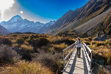 Christchurch to Mt Cook via Lake Tekapo Half-Day Tour (One-Way)