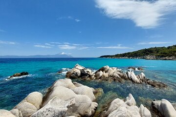 Cruise Private Tour Drive Blue lagoon at Sithonia of Halkidiki