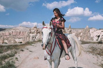 Horse riding in Cappadocia through fairy chimneys