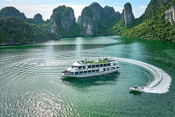 Discover Halong Bay's Wonders: 5* Sonata Cruise with Live Music