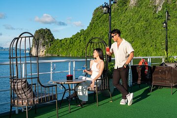 Hanoi to Halong Luxury Cruise Cave Tours Kayaking and Jacuzzi