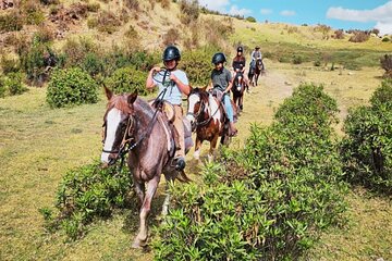Horseback riding around Sacsayhuaman, Cusco