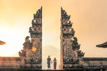 Bali Gate of Heaven Temple, Waterfall, Water Palace & Swing