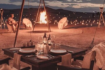 Agafay Desert Sunset and Dinner Show with Camel Ride