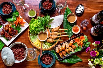 Savor the traditional & authentic Vietnamese Lunch or Dinner at local villa 