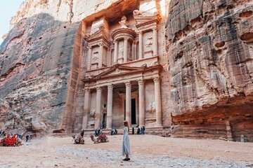 Petra temple & Jordan River + Lunch by Ferry - Sharm El Sheikh