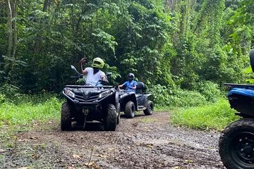 Private Blue Hole & Secret Falls Tour with ATV Riding