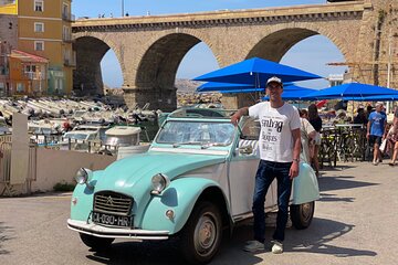 2h Tour Marseille highlights by private vintage Citroen