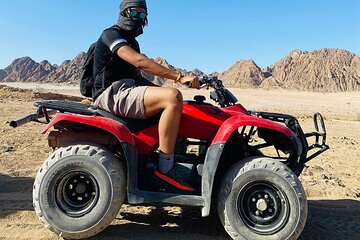 Sharm Desert: ATV Safari & Bedouin Village Tea Experience