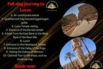 Full Day Tour from Hurghada to Visit Luxor with Lunch