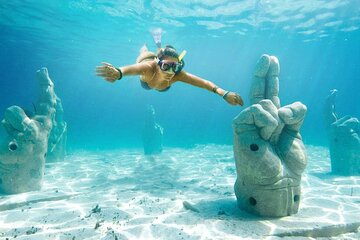 Cancun 6 in 1 Snorkeling Tour: MUSA, Shipwreck, Reefs & Cenotes