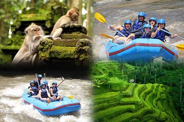 Full day Ubud Trip Rafting and Rice Terrace with Monkey Forest