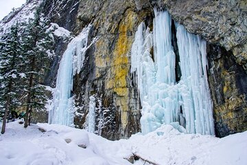 Majestic Grotto Canyon Ice Walk tour from Banff Calgary Canmore