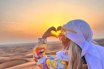 Arabian Morning Desert Safari ATV Sand Boarding and Camel riding 
