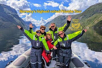 The Best Fjordcruise: Bergen fjord by Zodiac or Pontoon Boat