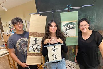 Tokyo: Calligraphy and Kakejiku(hanging scroll) Workshop