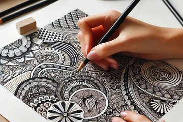 Zentangle Workshop Creative Mindfulness in the Piemont (IT)