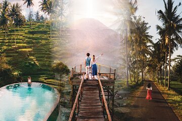 Mount Batur Hot Springs and Best Bali Waterfall Tour