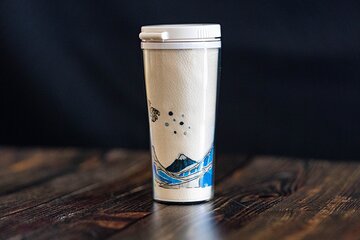 Making an original tumbler by Silk Screen and Japanese Embroidery