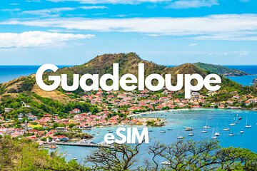 Guadeloupe Data eSIM from 0.5GB daily to 20GB 30 Days