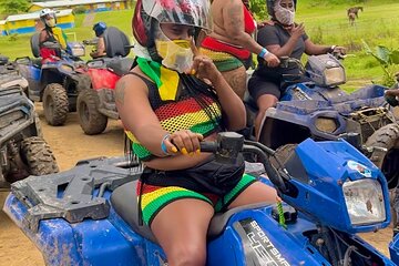 Private Montego Bay Guided ATV Tour with Lunch Stop & Shopping